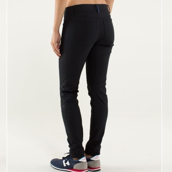 Lululemon Black Urbanite Pant Commuter Bike Rider - Picture 2 of 16